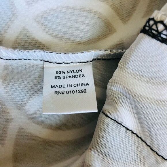 NWOT Anthony’s Resort Wear Interlocking Circles UPF50 Full Zip Long sleeved Jack - Picture 7 of 15